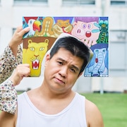 ジェラードン西本の特技が紙芝居に、角刈り型の隙間を通り抜ける「とおりぬけ！」作・絵はAC部