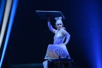 シルク・ドゥ・ソレイユ「ダイハツ トーテム」公開リハーサルの様子。