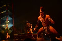 シルク・ドゥ・ソレイユ「ダイハツ トーテム」公開リハーサルの様子。