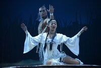 シルク・ドゥ・ソレイユ「ダイハツ トーテム」公開リハーサルの様子。