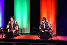 西山丈也と加藤良輔による「看板のピン」。