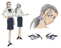 天海が演じる“謎の女”のキャラクターイメージ。