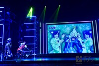 「SHOW BY ROCK!! MUSICAL～唱え家畜共ッ！深紅色の堕天革命黙示録ッ！！～」公開ゲネプロの様子。