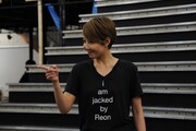 「REON JACK」囲み取材の柚希礼音。