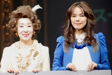 左より三田佳子、相川七瀬。