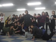 青蛾館公演 男装音楽劇「くるみ割り人形」稽古の様子。