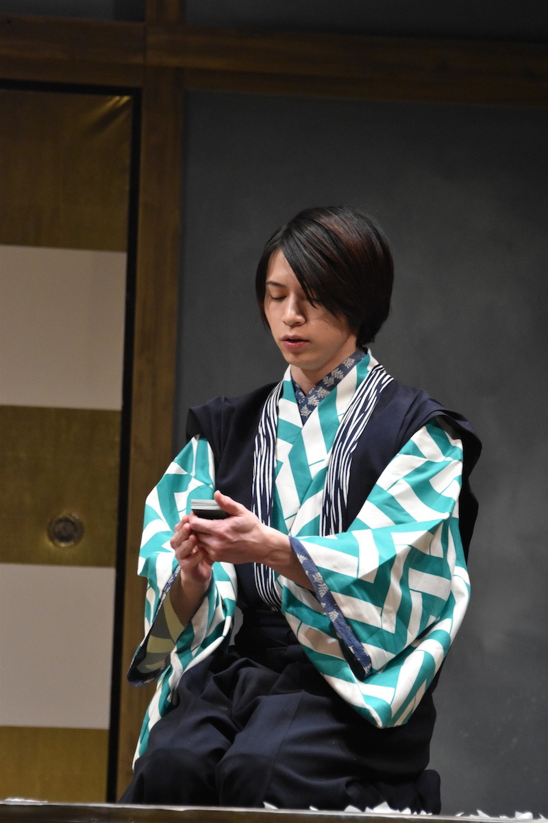 「ジーザス・クライスト・サムライスター  ～殿中でござる！～」公開稽古の様子。