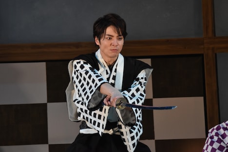 「ジーザス・クライスト・サムライスター  ～殿中でござる！～」公開稽古の様子。