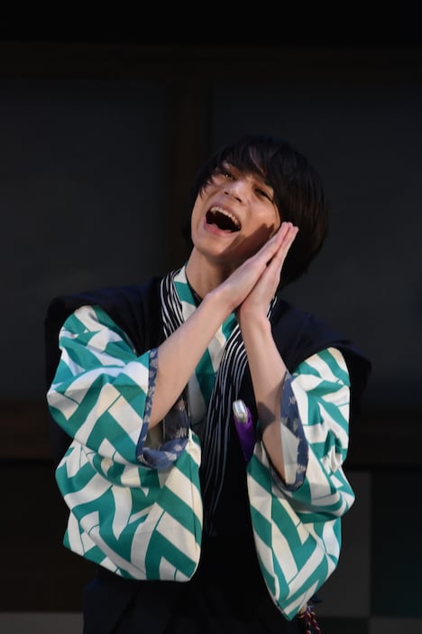 「ジーザス・クライスト・サムライスター  ～殿中でござる！～」公開稽古の様子。