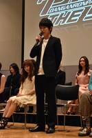 「ダンガンロンパ THE STAGE～希望の学園と絶望の高校生～2016」制作発表の様子。