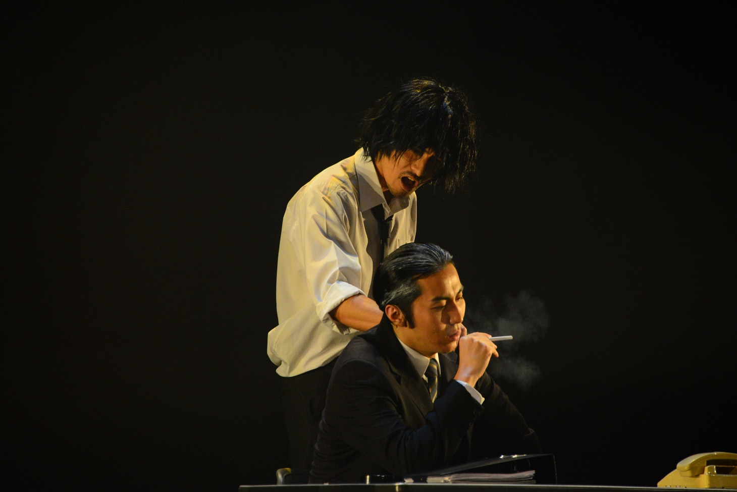 「PREMIUM 3D STAGE『残響のテロル』」公開ゲネプロの様子。