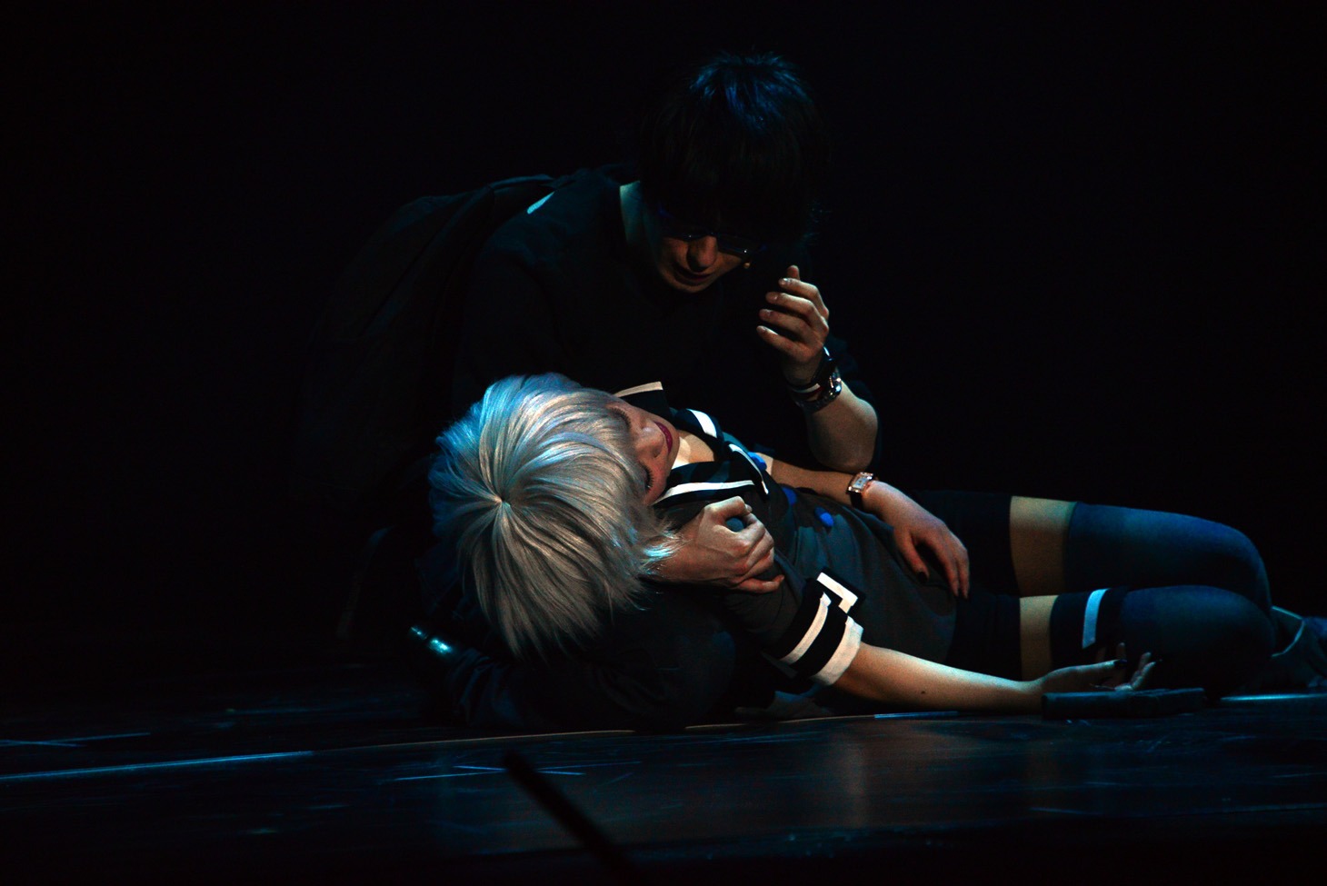 「PREMIUM 3D STAGE『残響のテロル』」公開ゲネプロの様子。