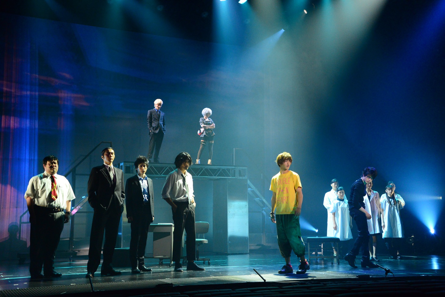 「PREMIUM 3D STAGE『残響のテロル』」公開ゲネプロの様子。