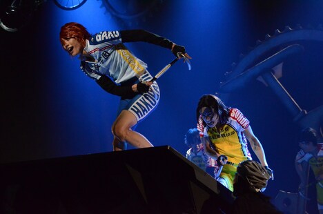 「舞台『弱虫ペダル』～総北新世代、始動～」公開ゲネプロの様子。