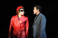 「パルコ・ミュージック・ステージ『ショーガール～こんな出会いも悪くない～』アンコール公演」公開稽古の様子。