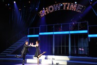 「パルコ・ミュージック・ステージ『ショーガール～こんな出会いも悪くない～』アンコール公演」公開稽古の様子。