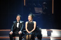 「パルコ・ミュージック・ステージ『ショーガール～こんな出会いも悪くない～』アンコール公演」公開稽古の様子。