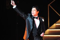 「パルコ・ミュージック・ステージ『ショーガール～こんな出会いも悪くない～』アンコール公演」公開稽古の様子。