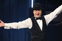 「パルコ・ミュージック・ステージ『ショーガール～こんな出会いも悪くない～』アンコール公演」公開稽古の様子。