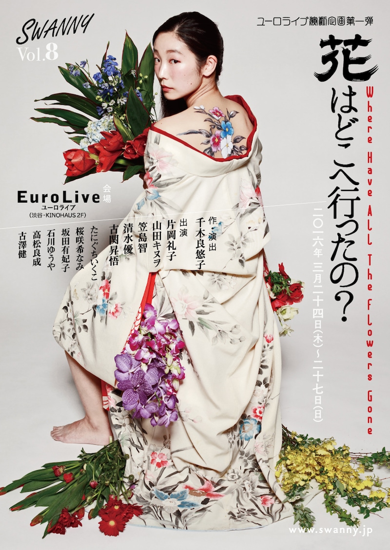 SWANNY vol.8「花はどこへ行ったの?Where Have All The Flowers Gone」チラシ表