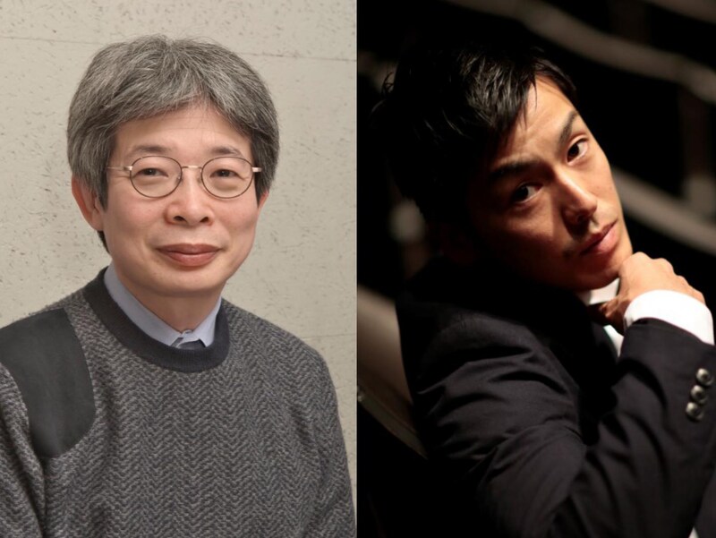 平田オリザ（左）と金森穣。(c)T.Aoki、(c)K.Shinoyama