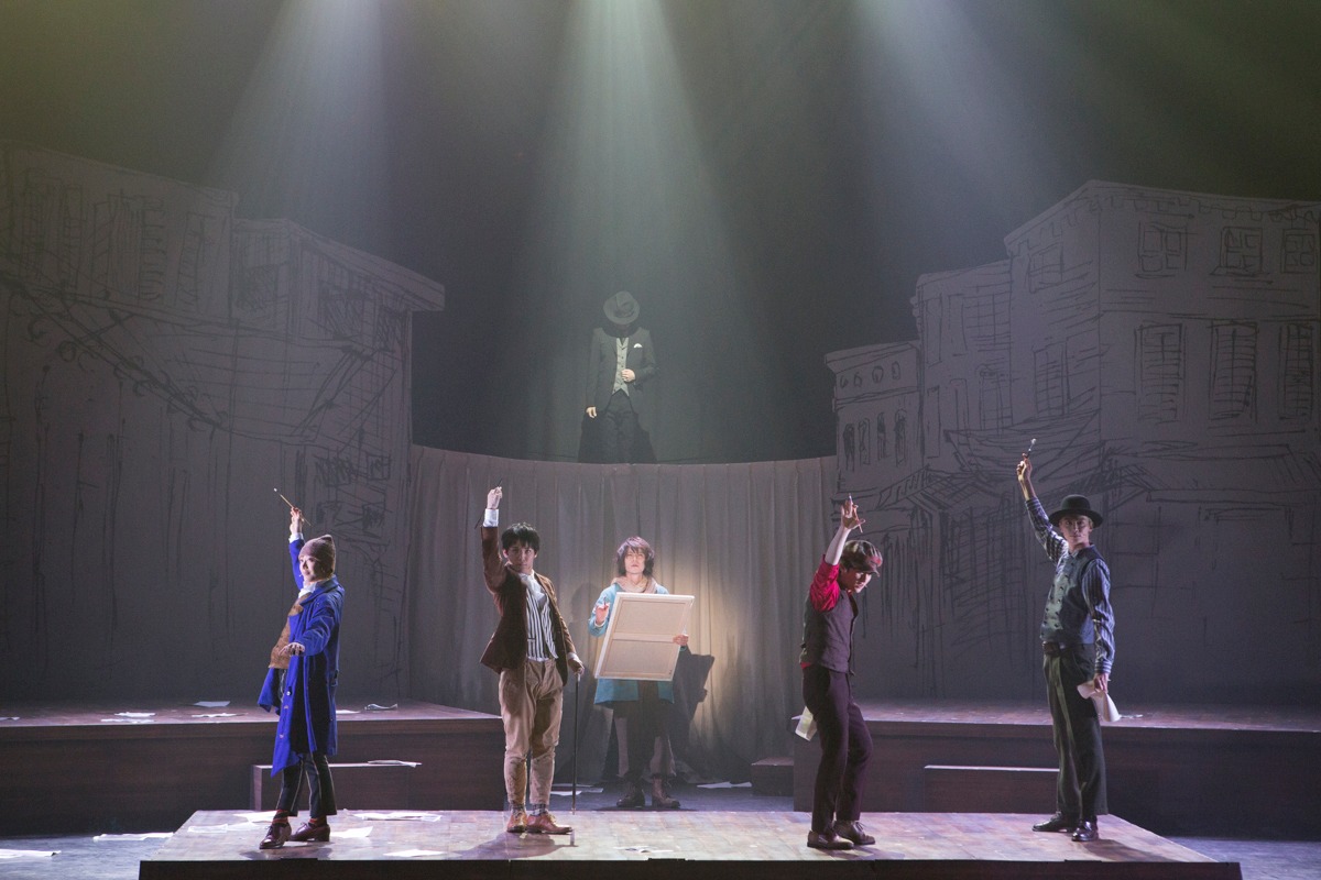 ミュージカル「さよならソルシエ」公開ゲネプロより。