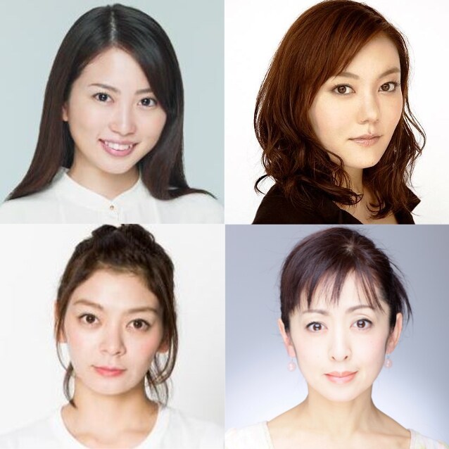 左上から時計回りに志田未来、鈴木杏、斉藤由貴、田畑智子。
