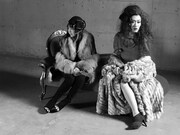 「＊ASTERISK『Goodbye,Snow White』新釈・白雪姫」イメージビジュアル。左から中村うさぎ、牧宗孝（MIKEY from 東京ゲゲゲイ）。