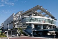 会場となるさいまたスーパーアリーナの外観。