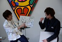 イラスト大会の様子。