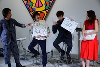 イラスト大会の様子。