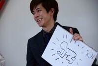 柿澤勇人の描いた“ラディアント・ベイビー”。