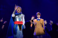 ミュージカル「ふしぎ遊戯～朱ノ章～」ゲネプロの様子。