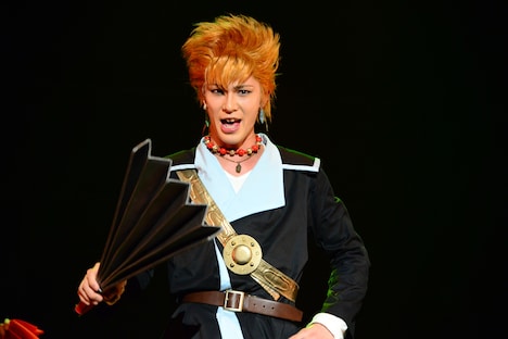 ミュージカル「ふしぎ遊戯～朱ノ章～」ゲネプロの様子。