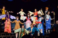 ミュージカル「ふしぎ遊戯～朱ノ章～」ゲネプロの様子。