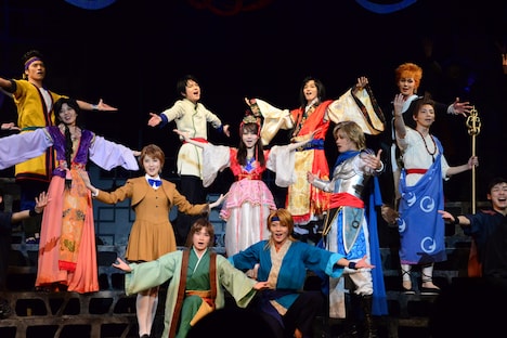 ミュージカル「ふしぎ遊戯～朱ノ章～」ゲネプロの様子。