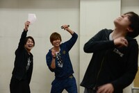 「ナミヤ雑貨店の奇蹟」公開稽古の様子。