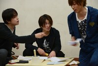 「ナミヤ雑貨店の奇蹟」公開稽古の様子。