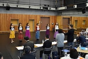 劇団四季 ミュージカル「ノートルダムの鐘」エスメラルダ役候補6名の本選オーディションの様子。(撮影:阿部章仁)