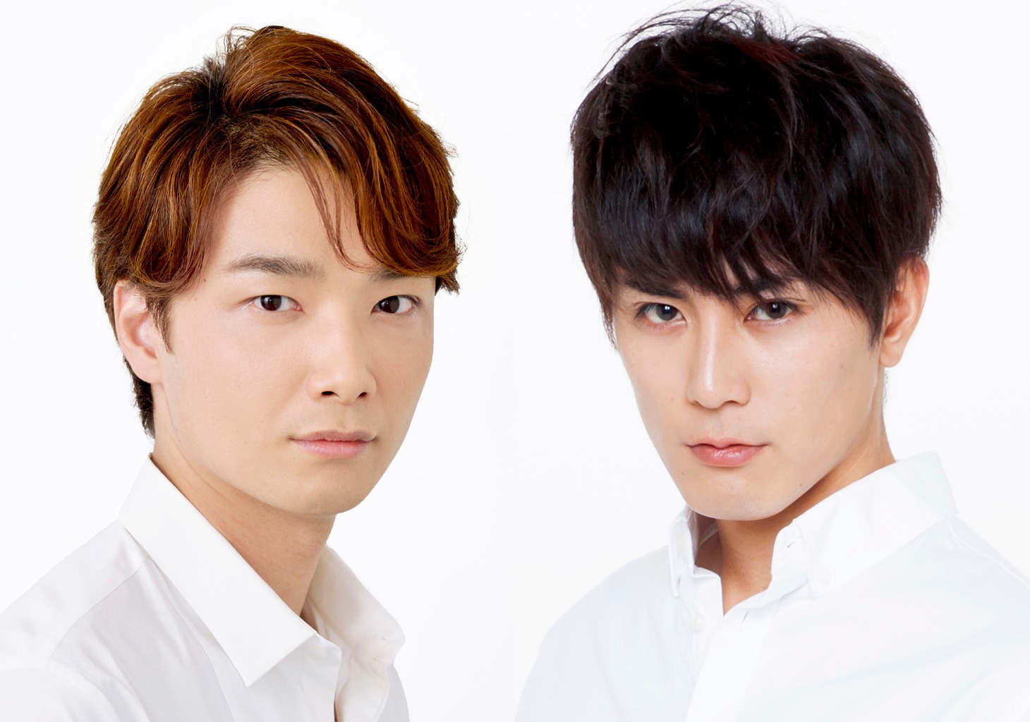 「ナイスガイ in ニューヨーク」出演者。左から、井上芳雄、間宮祥太朗。