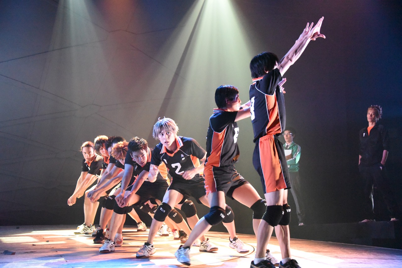 「ハイパープロジェクション演劇『ハイキュー!!』“頂の景色”」公開ゲネプロの様子。