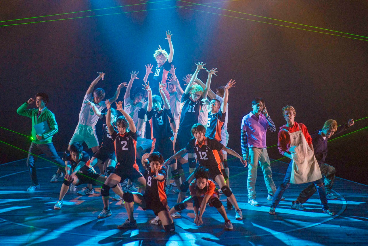 「ハイパープロジェクション演劇『ハイキュー!!』“頂の景色”」ゲネプロのオフィシャル写真。