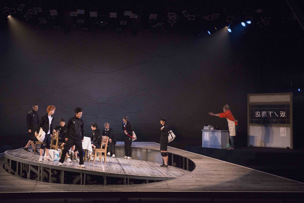 「ハイパープロジェクション演劇『ハイキュー!!』“頂の景色”」ゲネプロのオフィシャル写真。