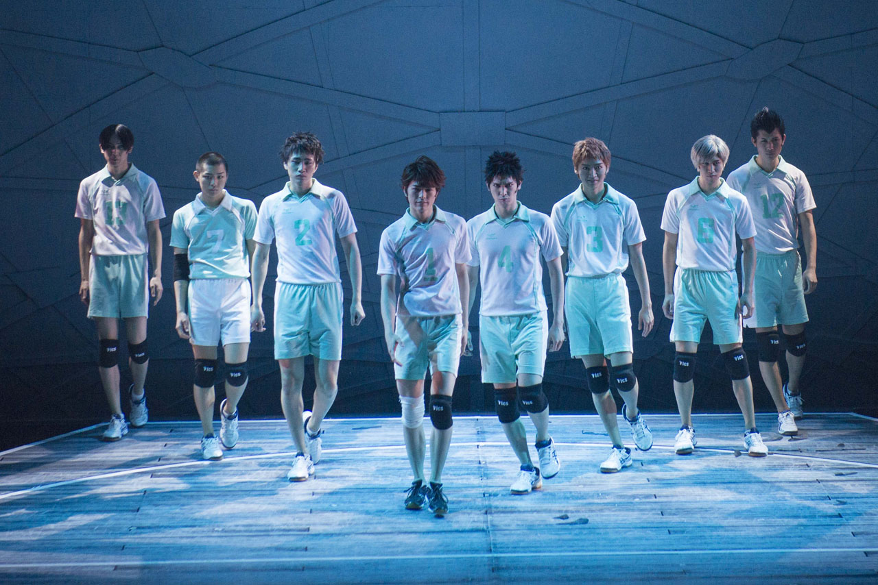 「ハイパープロジェクション演劇『ハイキュー!!』“頂の景色”」ゲネプロのオフィシャル写真。