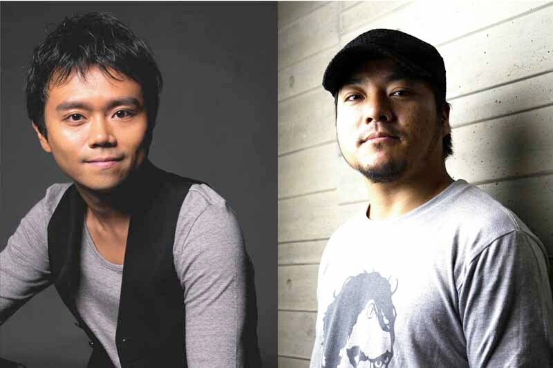 左から、ベッド＆メイキングスを主宰する富岡晃一郎、福原充則。