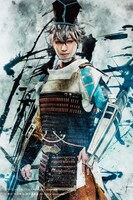 猪野広樹演じる毛利元就。