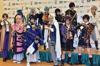「舞台『刀剣乱舞』虚伝 燃ゆる本能寺」のキャスト陣。