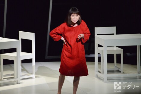 「鈴木おさむ劇場 美幸 -アンコンディショナルラブ-」公開ゲネプロより。大島優子。