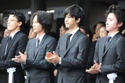 左から小栗旬、綾野剛、松坂桃李、藤原竜也。