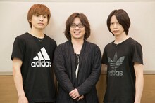 （左から）宮崎秋人、西田大輔、北村諒。